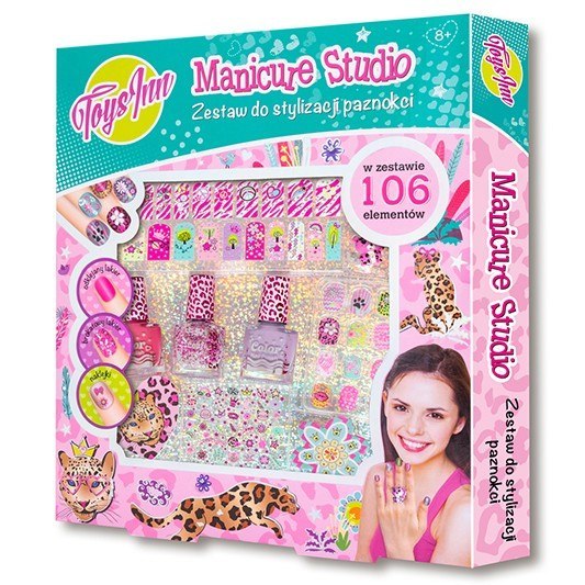 Zestaw do manicure dla dziewczynek Pantera marki Stnux